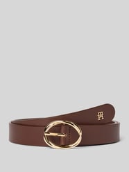 Pasek skórzany z owalną sprzączką od Tommy Hilfiger - 46