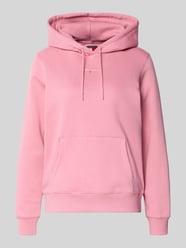 Regular fit hoodie van katoenmix van Tommy Jeans Fuchsia - 8