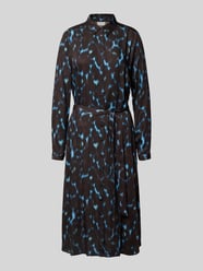 Overhemdjurk van viscose met strikceintuur van Milano Italy - 39