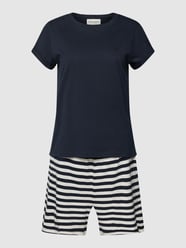 Pyjama van puur katoen met ronde hals van Marc O'Polo Blauw - 41
