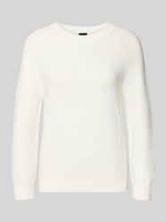 Sweter dzianinowy z czystej bawełny o kroju boxy fit model 'FOVILA' od BOSS - 48