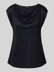Bluzka bez rękawów o kroju regular fit z czystej wiskozy od s.Oliver BLACK LABEL - 21