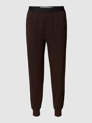 Sweatpants mit Logo-Bund von Calvin Klein Underwear Braun - 8