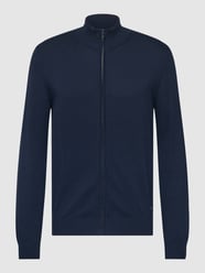 Strickjacke mit Stehkragen Modell 'Mibo' von JOOP! Collection Blau / Türkis - 4