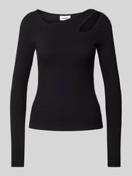 Longsleeve mit Cut Out Modell 'Luvie' von moves Schwarz - 17