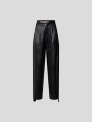 Lederhose im Relaxed Fit von Dodo bar Or Schwarz - 48