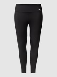 PLUS SIZE legging met logoprint, model 'Forever' van PUMA Performance Plus Grijs / zwart - 15