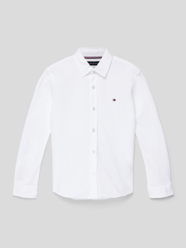 Hemd mit Label-Stitching von Tommy Hilfiger Kids Weiß - 40