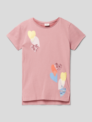 T-Shirt mit Motiv-Print von s.Oliver RED LABEL Rosa - 27