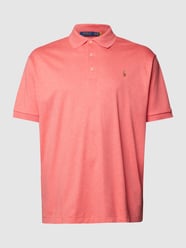 PLUS SIZE Poloshirt mit Label-Stitching von Polo Ralph Lauren Big & Tall Rosa - 47