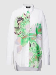 Blouse, voor kort en achter lang van Marc Cain Wit - 24