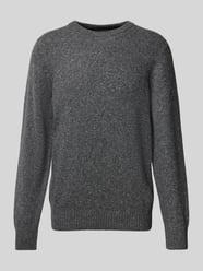 Regular Fit Pullover aus Tweedgarn  von Marc O'Polo Grau - 18