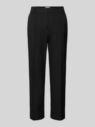Spodnie materiałowe o skróconym kroju slim fit od Christian Berg Woman Selection - 5
