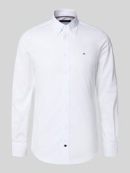 Slim fit zakelijk overhemd van katoenmix van Tommy Hilfiger Tailored - 41
