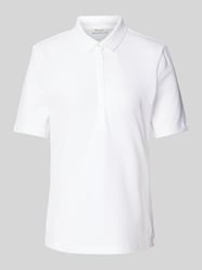 Poloshirt mit Knopfleiste von MAERZ Muenchen Weiß - 34