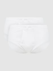 Slip aus Baumwolle im 2er-Pack  von Huber Bodywear Weiß - 29