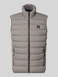 Regular Fit Weste mit Logo-Patch von Marc O'Polo - 10