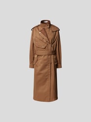 Trenchcoat mit asymmetrischen Elementen von Victoria Beckham Braun - 4