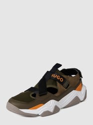 Sneaker mit Cut Outs Modell 'Quake Runn sandme' von HUGO Grün - 38