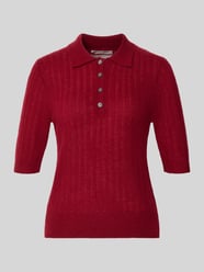 Slim fit sweatshirt van puur kasjmier van Christian Berg Woman Bordeaux - 40