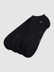 Sneakersokken met stretch in een set van 4 stuks  van Tom Tailor Blauw - 1