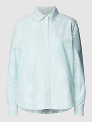 Overhemdblouse van katoen met streepmotief van Christian Berg Woman Groen - 25