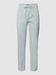 Stoffen broek met stretch, model 'For' van Drykorn Blauw / turquoise - 9