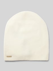 Beanie aus reinem Kaschmir mit Label-Detail von Seeberger Beige - 11