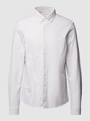 Slim Fit Business-Hemd mit Streifenmuster Modell 'OXFORD' von CK Calvin Klein Grün - 37