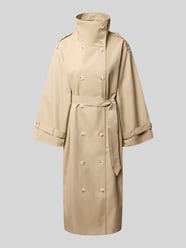 Mantel van katoenmix van Gina Tricot Beige - 4