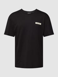 T-Shirt mit rückseitigem Label-Print von CK Calvin Klein Schwarz - 38