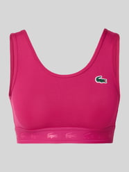 Sport-BH mit Logo-Patch von Lacoste Sport - 6