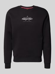 Bluza o kroju regular fit z mieszanki bawełny z detalem z logo od Alpha Industries - 38
