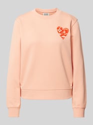 Sweatshirt mit Motiv- und Label-Print von Scotch & Soda Orange - 12