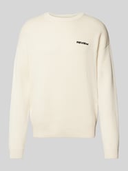 Gebreide pullover met ribboorden van REVIEW - 3