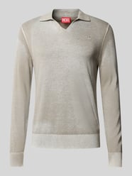 Pullover mit Polokragen Modell 'K-LAWRENCE' von Diesel Beige - 10
