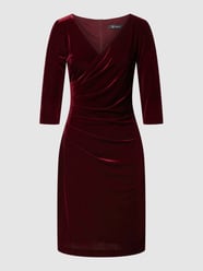 Cocktailkleid in Wickel-Optik von Paradi Bordeaux - 39