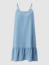 Jurk van lyocell, model 'Vilma'  van Pieces Blauw / turquoise - 33