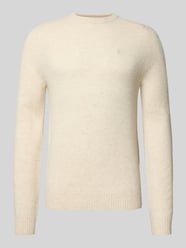 Regular Fit Strickpullover aus reiner Wolle von MCNEAL Beige - 34