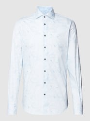 Slim fit zakelijk overhemd met streepmotief van Profuomo - 40
