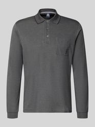 Regular Fit Poloshirt in Two-Tone-Machart von LERROS - 6