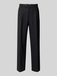 Straight Fit Stoffhose mit Bundfalten von ANNARR - 7
