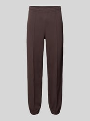 Spodnie dresowe o kroju regular fit z mieszanki bawełny od Lacoste - 37
