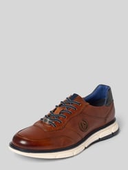 Halbschuhe aus Leder mit Label-Detail Modell 'Don' von bugatti - 14