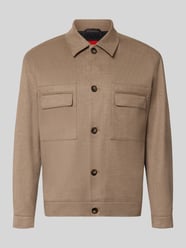 modern fit jack-overhemd met wol model 'Juliano' van HUGO - 1