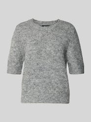 Sweter z dzianiny z rękawem o dł. 1/2 i obszyciem ozdobnymi kamieniami od Gina Tricot - 2