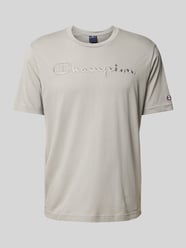 T-Shirt mit Label-Print von CHAMPION Grau - 3