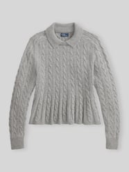 Sweter o kroju loose fit z mieszanki wełny i kaszmiru od Polo Ralph Lauren - 40