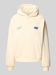 Hoodie mit Label-Print und Känguru-Tasche von ANOTHER COTTON LAB - 14