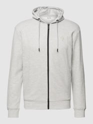 Sweatjacke mit Logo-Patch von Guess Grau - 12